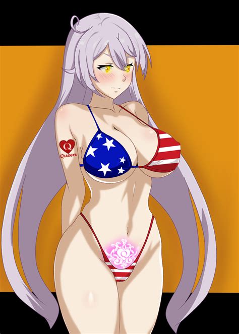 Rule 34 1girls 2021 2022 Ahoge American Flag American Flag Bikini Big Breasts Bikini Blush