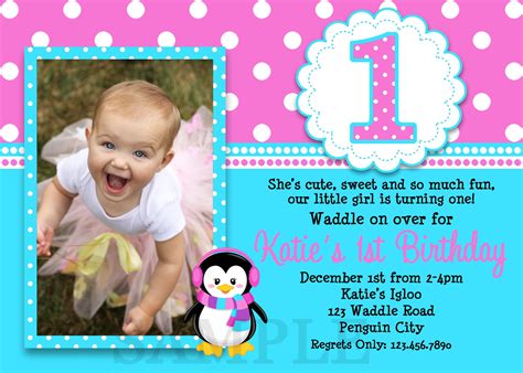 Maybe you would like to learn more about one of these? 1st birthday invitations | Photo birthday invitations ...