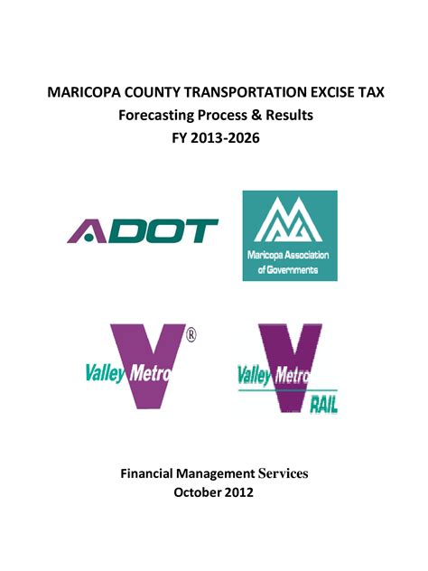 Maricopa County transportation excise tax forecasting process & results
