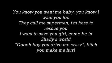 The Eminem Show Superman Ft Dina Rea Lyrics 13 Youtube