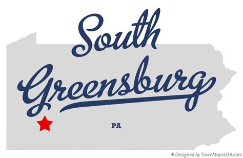 Map Of South Greensburg Pa Pennsylvania