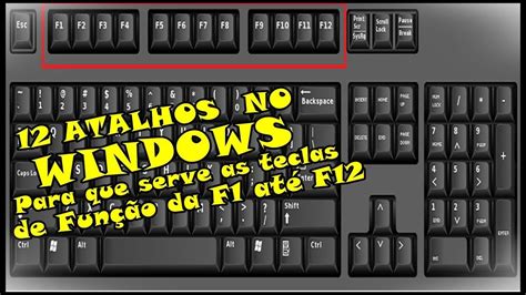12 Dicas De Atalhos No Windows Para Que Serve As Teclas F1f2f3f4f5