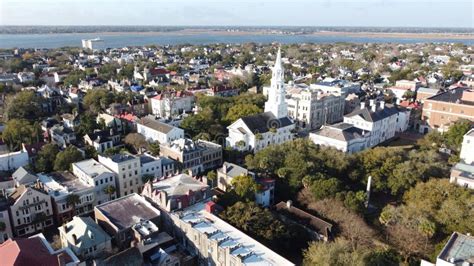 Aerial View Of Charleston South Carolina Editorial Stock Image Image