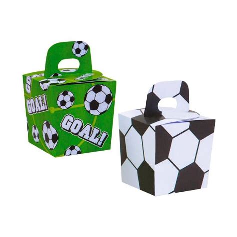Cajas para golosinas y caramelos fútbol 6 Decora Caramelos Cajas