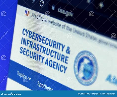 Cisa Cybersecurity And Infrastructure Security Agency Editorial Image