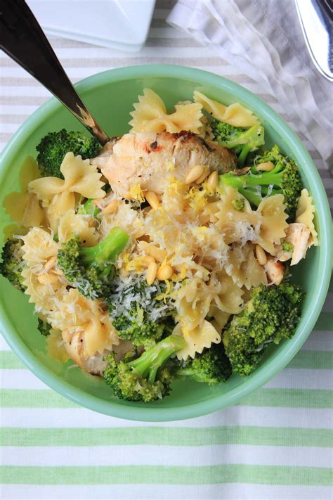 Lemon Chicken With Broccoli And Bowties — Goldfinch And Scout