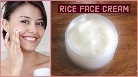 How To Make Rice Cream For Skin Whitening Solaroid Energy