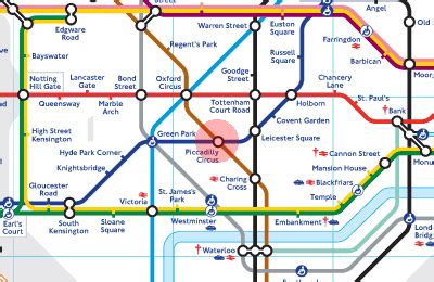 Buy Tube Map Of London Underground Piccadilly Circus Map Poster X