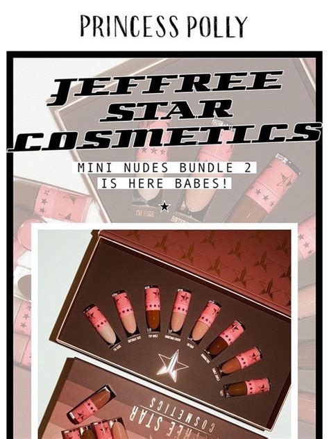 Princesspolly Jeffree Star Cosmetics Mini Nudes Bundle Is Here