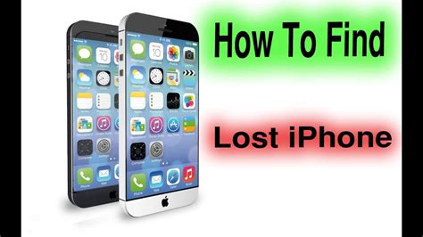 How To Find Lost Iphone Youtube