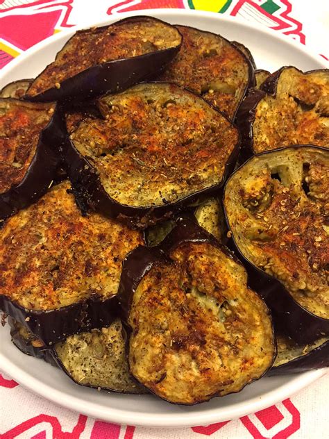 Oven Baked Eggplant Rounds