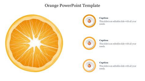 Elegant Orange Powerpoint Template With Slide Design