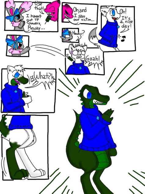 Anthro Gator Transformation By Fluffycupcakez On Deviantart