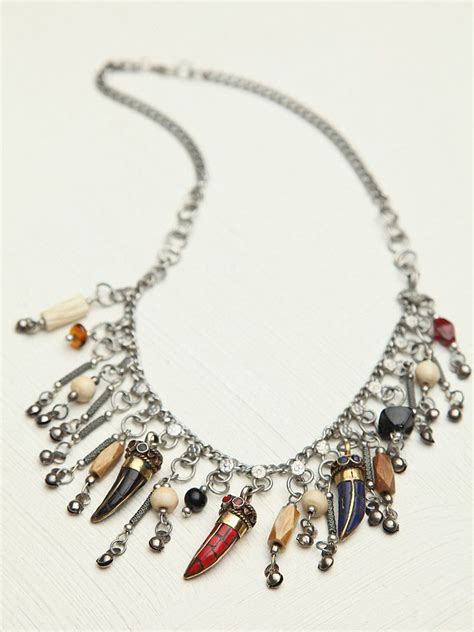 Free People Horn Charm Collar | Jewelry inspiration, Geek jewelry, Boho ...