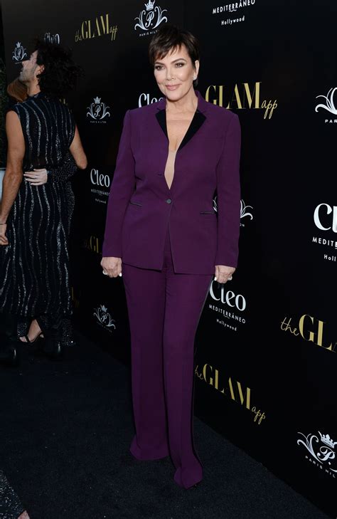 The glam app is a community of hair, makeup and nail stylists. Kris Jenner - The Glam App Launch Event in LA 06/19/2019