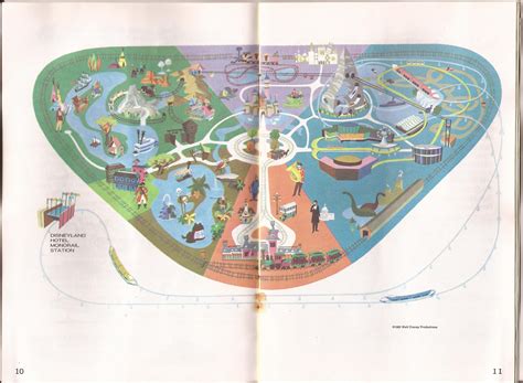 1968 Disneyland Guide And Map Coaster101