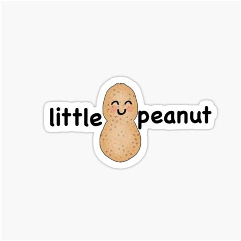 Little Peanut Sticker For Sale By Adelaidemcardle Redbubble