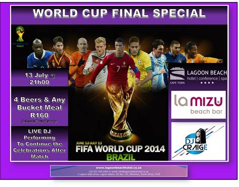 Where Are You Watching The Fifa World Cup Final 2014 We Will Be