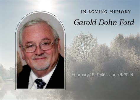 Garold D. Ford – Royer Funeral Home