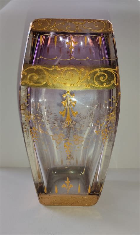 Ludwig Moser Karlsbad Bohemia Glass Vase Glass Collection