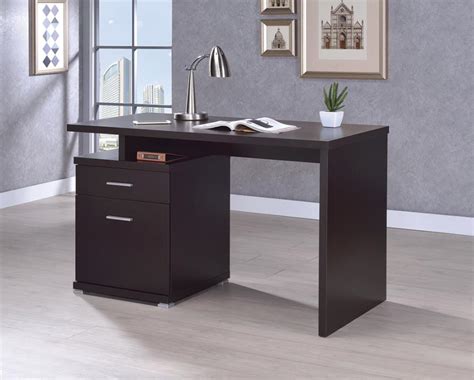 Irving Reversible Office Desk With Storage Drawers And File Cabinet