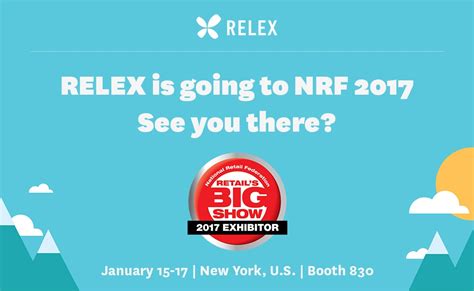Relex At Nrf Retails Big Show 2017 Relex