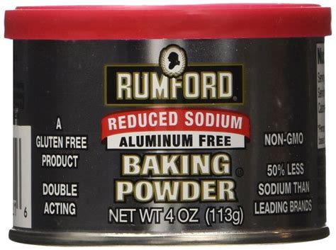 Rumford Baking Powder Reduced Sodium 4 Oz Pack Of 2 Rumford Baking
