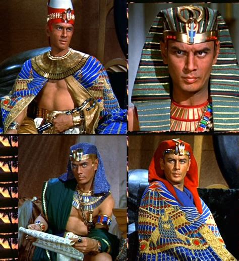 yul brenner as pharaoh rameses ii in cecil b de mille s ten commandments 1956 yul brynner