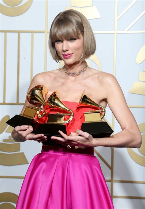 Maybe you would like to learn more about one of these? Taylor Swift 58th GRAMMY Awards 4 - Satiny
