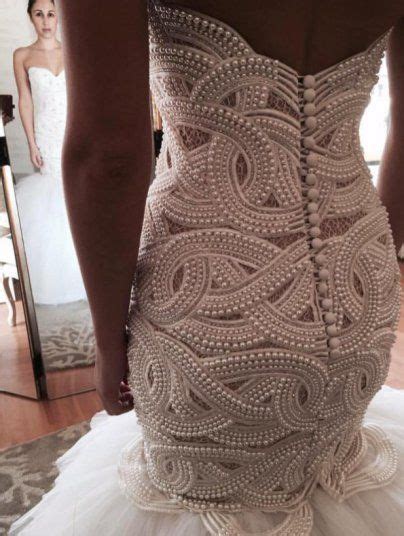 Sensational Pearl Wedding Dresses For Your Special Day Pearls Only Beaded Wedding Gowns