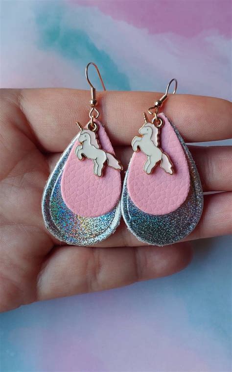 Unicorn Earrings | Etsy