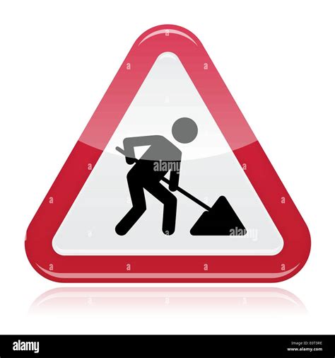 Under Construction Sign Stock Vector Images Alamy