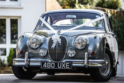 Jaguar Mk2 In Silver Grey From Henley Classic Car Hire Photos