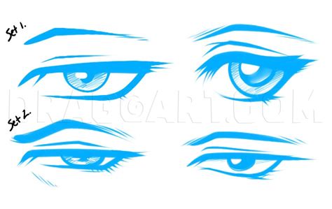 Some Blue Eyes Are Drawn In Different Ways
