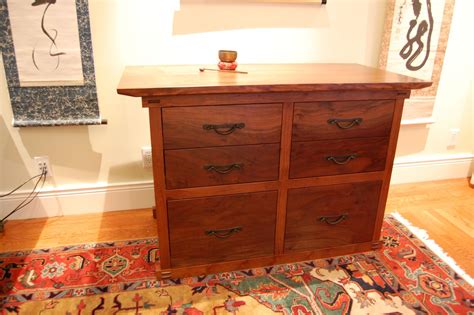 Check spelling or type a new query. Custom Made Claro Walnut Tansu-Style File Cabinet by Dan ...