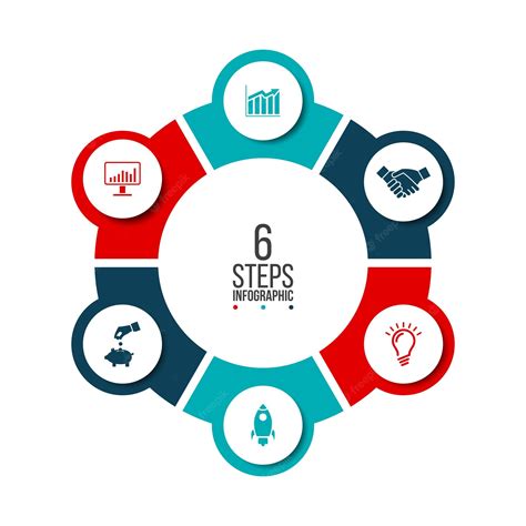 Premium Vector Vector Circle Infographic Template For Cycle Diagram