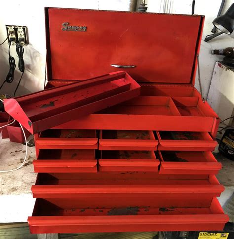 Vintage Snap On Red Kra B Drawer Tool Box Snap On Tools Tool Chest Antique Price