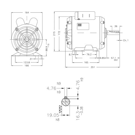 Motor Monofásico Weg 2cv 2 Polos Alta Rotação F56h 127220v 60 Hz