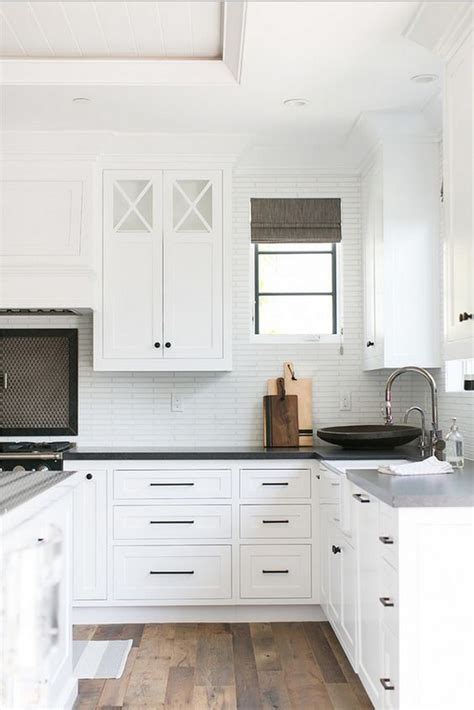 Easy to clean indoor area rug. Black Hardware: Kitchen Cabinet Ideas | Kitchen cabinets ...