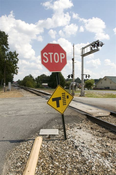 Public Domain Picture Railroad Crossing Traffic Signs Id