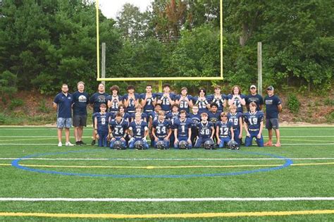 Conference Champs Eighth Grade Football Team Blanks Cheshire In