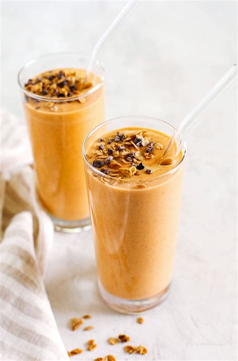 Healthy Pumpkin Spice Smoothie Eat Yourself Skinny