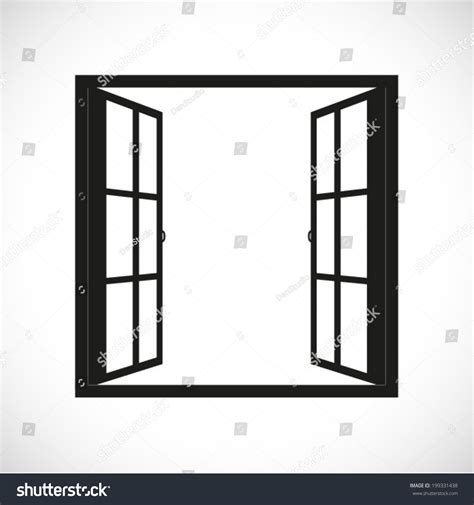 Open Window Vector Illustration 199331438 Shutterstock