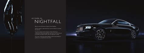 2016 Rolls Royce Black Badge Brochure
