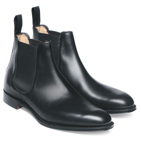 Cheaney Threadneedle Mens Black Chelsea Boot Made In England