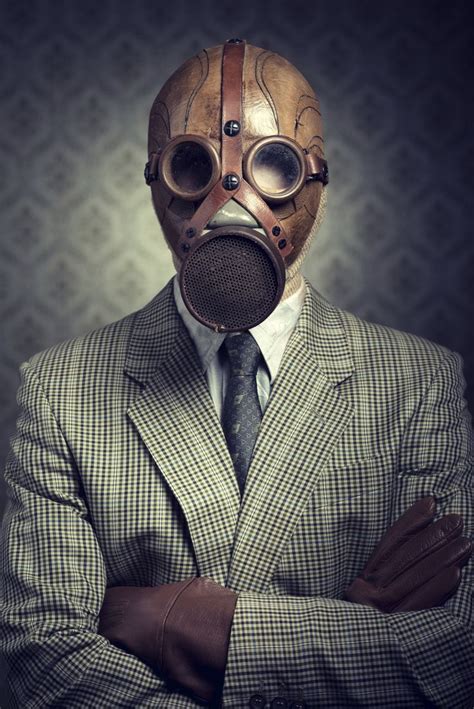 Business Suit Gas Mask 1132×1696 Pixels Gas Mask Apocalyptic
