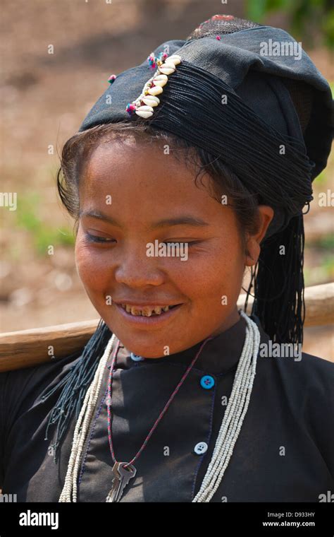 A Ann Tribal Woman In A Village Near Kengtung Or Kyaingtong Myanmar