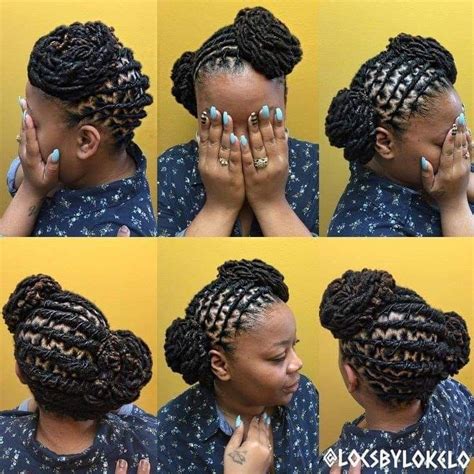 For soft and silky hair twist braid gives an alluring and shiny look, whereas, for the heavy wavy hair, it gives a pleasing messy look. Pin by Natalie Fagan-Brown on Black Hair in 2020 | Locs hairstyles, Hair styles, Dreadlock ...