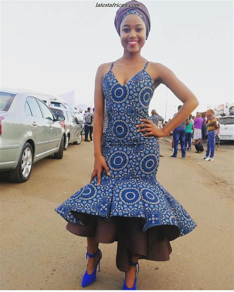 South African Shweshwe Dresses Designs 2019 Latest African