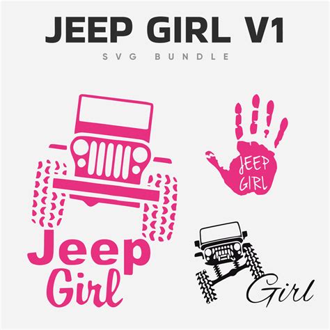 Jeep Girl Decal Svg 4 Files Masterbundles